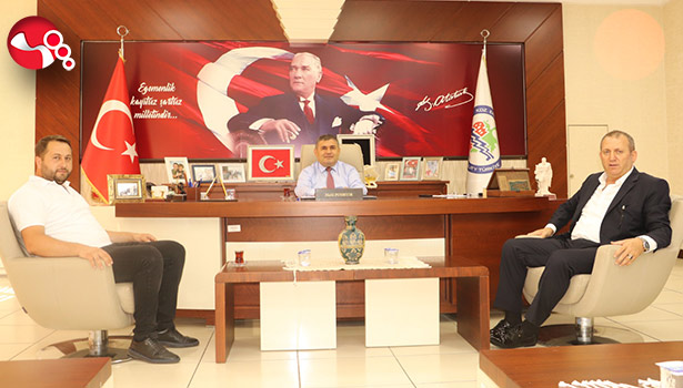 Niyazi Özcan, Başkan vekili Güneş’i ziyaret etti