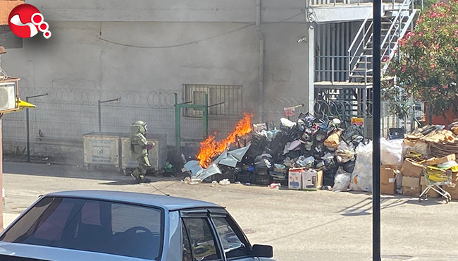Şüpheli paket fünye ile patlatıldı!