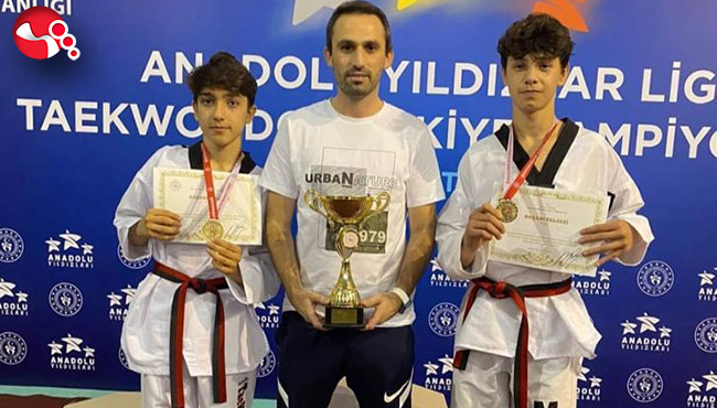 Ereğlili 2 Tekvandocu Türkiye şampiyonu oldu