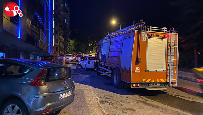 Zincir market yangın alarmı verdi...