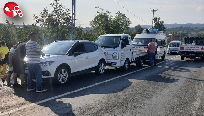 Yola atlayan köpek zincirleme kazaya neden oldu!