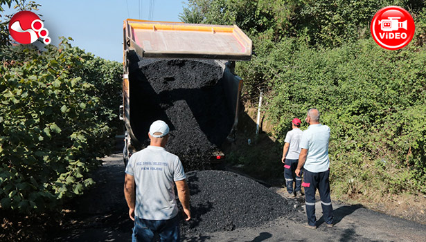 Asfalt çalışmaları Sakindere’de...
