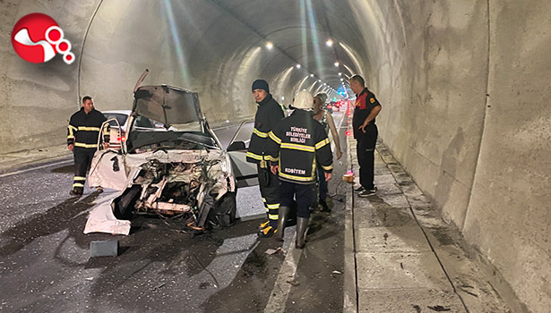 Tünelde kaza...