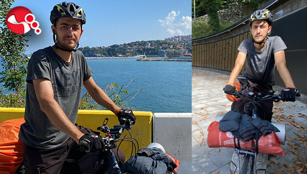 Doktor adayı Muhammed, 2 bin 300 kilometre yol yaptı