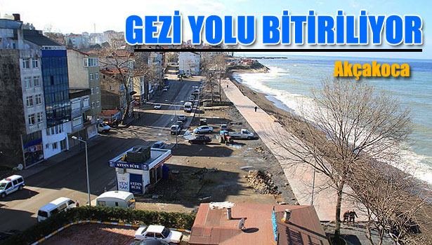 ÇUHALI SAHİL GEZİ YOLU ÇALIŞMALARI DEVAM EDİYOR