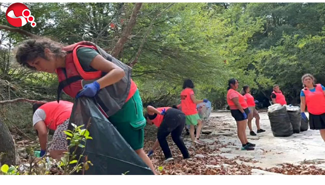 Özel bireyler farkındalık için çevreyi temizledi