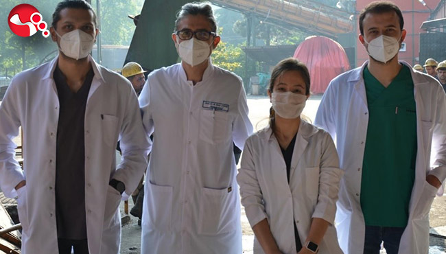 ZBEÜ Diş Hekimliği Fakültesi'nden madencilere ağız taraması