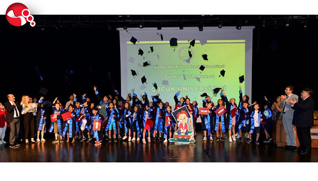 ZBEÜ Çocuk Üniversitesi mezunlarını verdi
