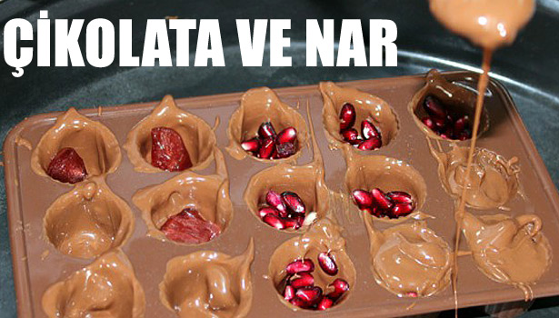 ÇİKOLATAYLA NAR LEZZETİ BİRLEŞTİ