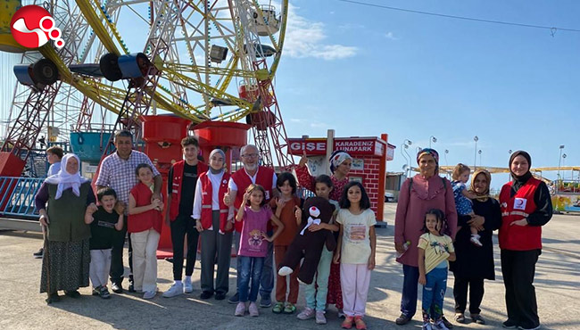 Devrek'te engelli çocuklar doyasıya eğlendi