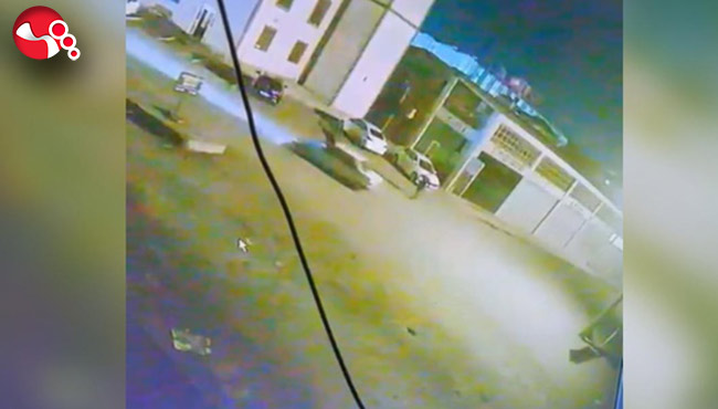 Çarpma anı kameralara yansıdı!