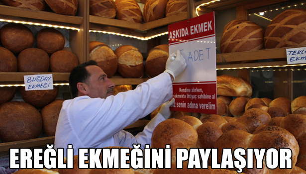 İHTİYAÇ SAHİPLERİNE 'ASKIDA EKMEK'LE ULAŞIYORLAR