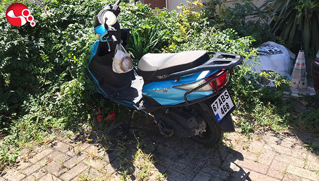 Hatip sokak mevkiinde motor kazası