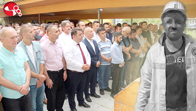 Kalp krizinden ölen madenci toprağa verildi