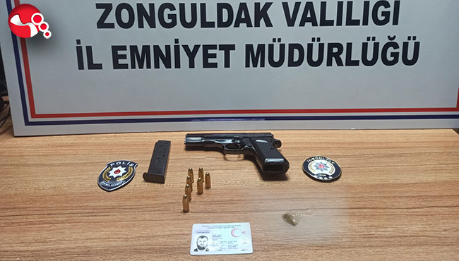 Uyuşturucu madde ve silah ele geçirildi!