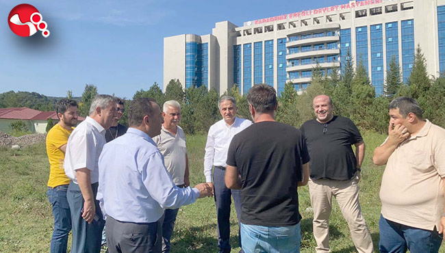 Yer teslimi yapıldı…