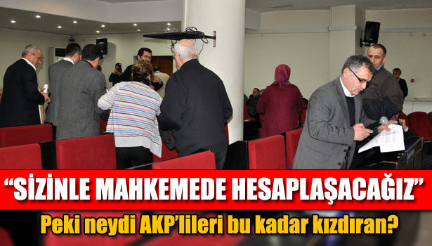 AKP&8217;LİLER SALONU TERK ETTİ