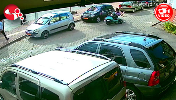 Bir anda yola fırladı!..