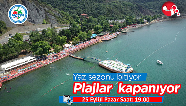 Plajlar sezonu kapanıyor…