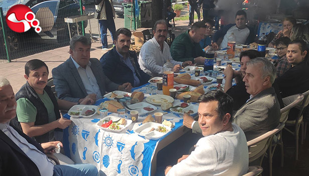 Gazeteciler mangal etkinliğinde buluştu...