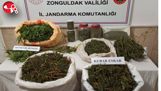 Zonguldak’ta uyuşturucu operasyonu