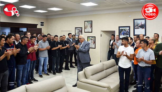 Başkan Posbıyık’a teşekkür ettiler…