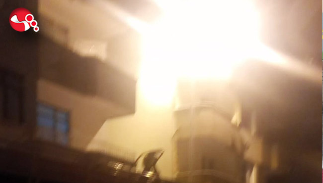 Elektrik panosunda patlama