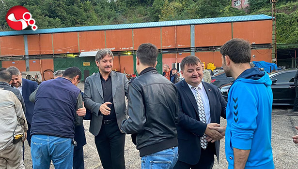 Başkan Yeşil, madencilere teşekkür etti
