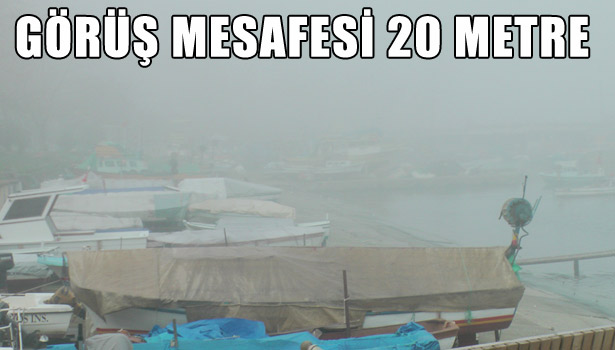 BATI KARADENİZDE YOĞUN SİS