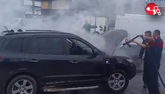 Seyir halindeyken alev aldı!..