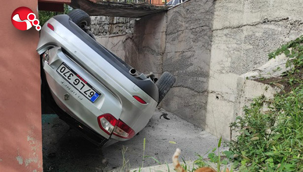 Apartman boşluğuna düştü!..