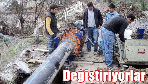 EREĞLİ ANA SU İSALE HATTI DEĞİŞTİRİLİYOR