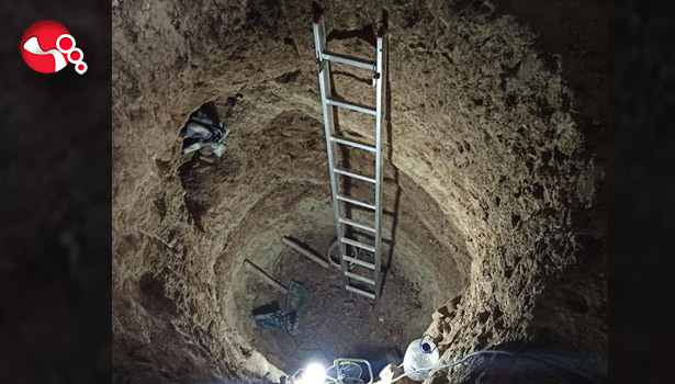 Evinin altında define arıyordu…