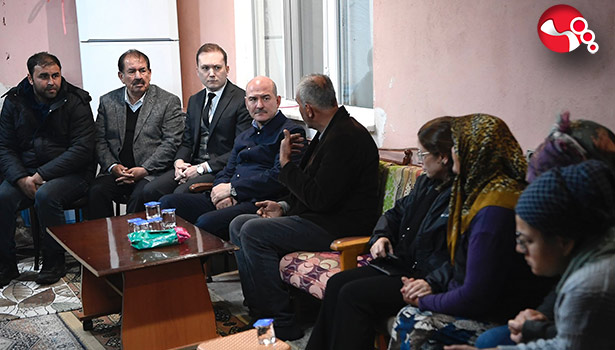 Bakan Soylu, maden şehitlerinin, ailelerini yalnız bırakmadı