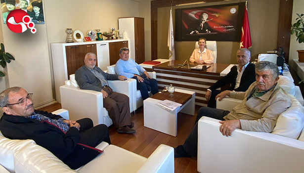 Gazetecilerden , Yüksek Okul Müdürüne ziyaret ...