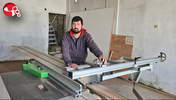 Engelli genç aldığı destekle işinin patronu oldu