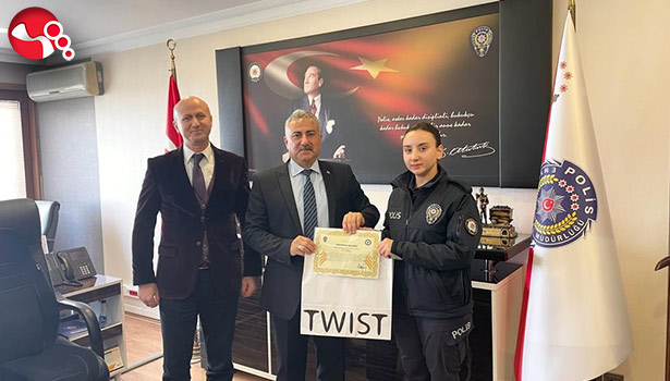 Polis Memuru ödüllendirildi