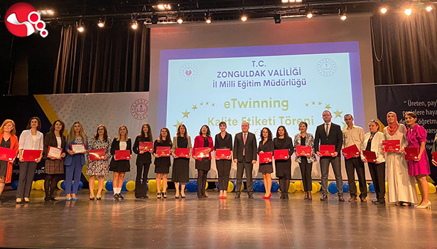 e-Twinning kalite etiketi ödül töreni...