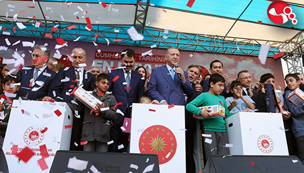 Sosyal konutta ilk temel atıldı!..