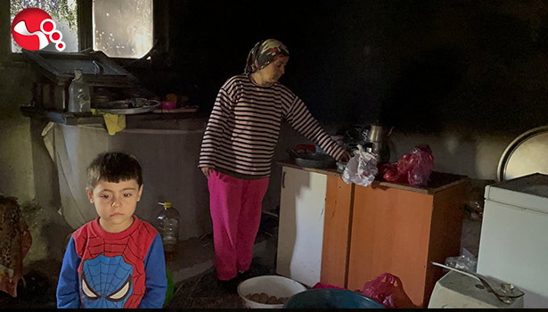 Evleri küle döndü: Yardım bekliyorlar