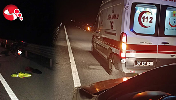 Motosiklet devrildi: Ağır yaralılar var...