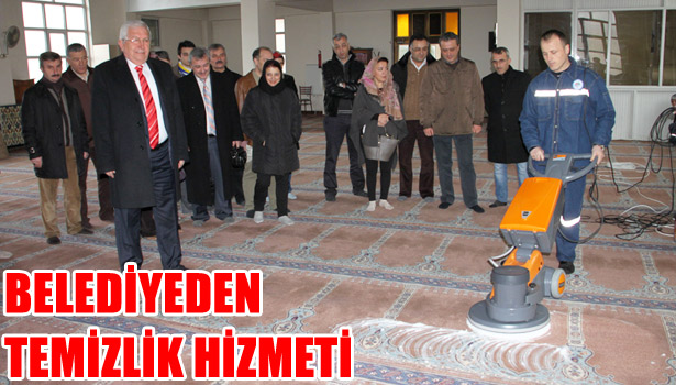 EREĞLİ'DE CAMİLERDE TEMİZLİK SEFERBERLİĞİ