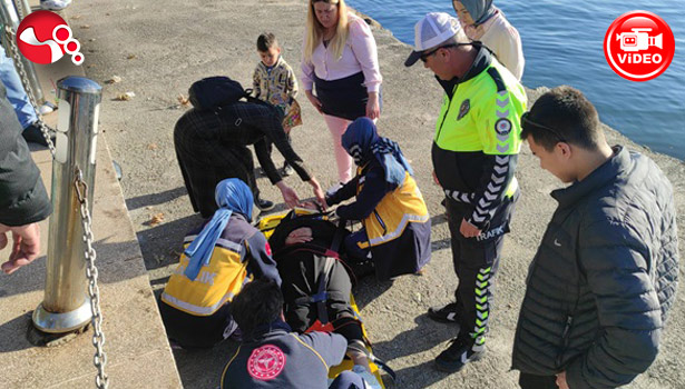 Dengesini kaybedip düştü!..