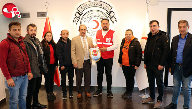 Kızılay Başkanı Yağız, gazetecilere çalışmalarını anlattı