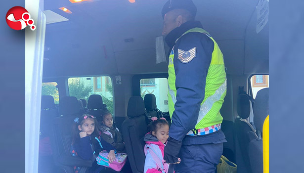 Okul öğrencilerine "Trafik Güvenliği" Eğitimi verildi...