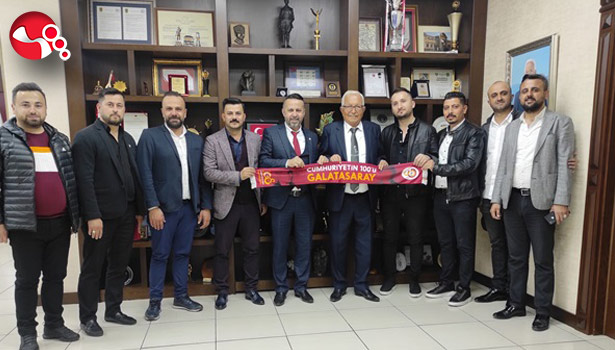 Galatasaraylılar Başkan Posbıyık'ı ziyaret etti
