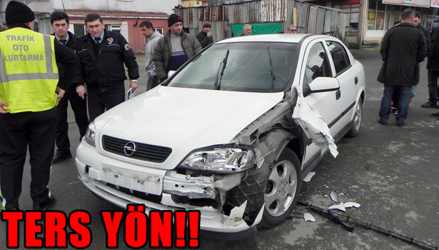 EREĞLİ'DEKİ KAZADA 1 KİŞİ YARALANDI