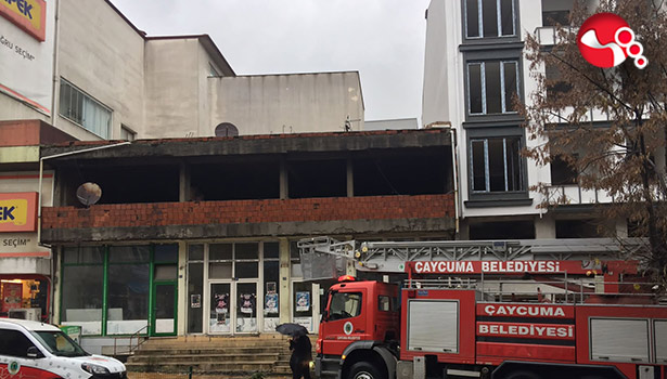 Binada mahsur kaldı