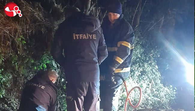 Tellerin arasına sıkışmıştı