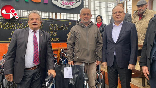 Engelliler sandalyelerine kavuştu